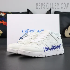 Off-White Out of Office Low 'For Walking - White Blue White Sole'