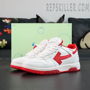 Off-White Out of Office Low 'White Red'