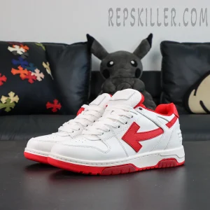 Off-White Out of Office Low 'White Red'
